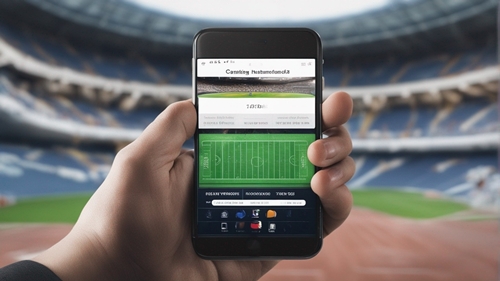 A smartphone with the registration form page open