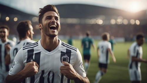 An happy sport bettor